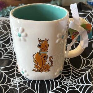 Rae Dunn White and Teal Scooby-Doo Mug (Buy Now)